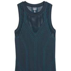 NWT Athleta Oxygen Two Toned Tank, Dark Teal